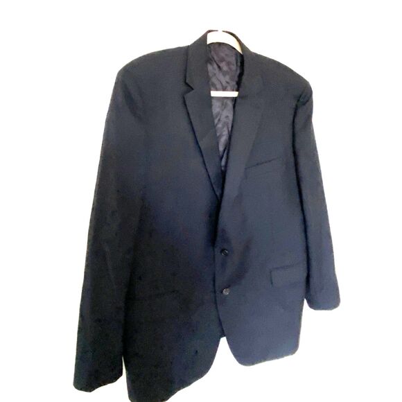 Lauren Ralph Lauren Wool Blend Suit Jacket Classic Fit 2 Button Notch Lapel 48L - Picture 10 of 11